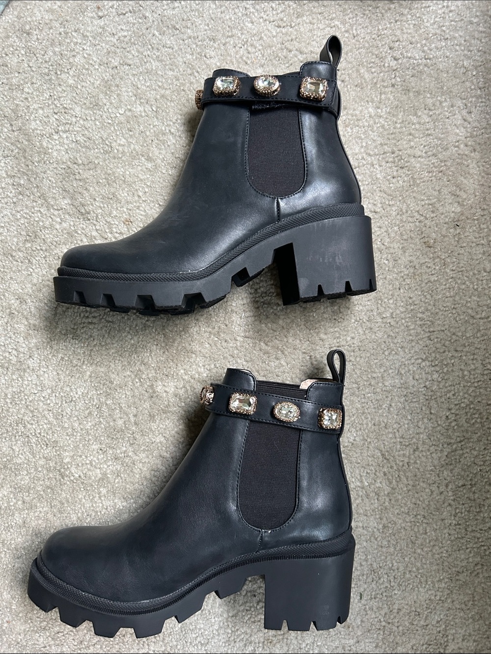 Steve Madden Amulet Black Boots - Picture 5 of 9
